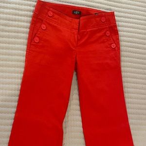 Ann Taylor LOFT Women’s Marisa Trouser Flare in red